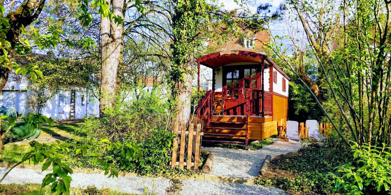 Villa Roulotte Comtoise à Strasburgo Esterno foto